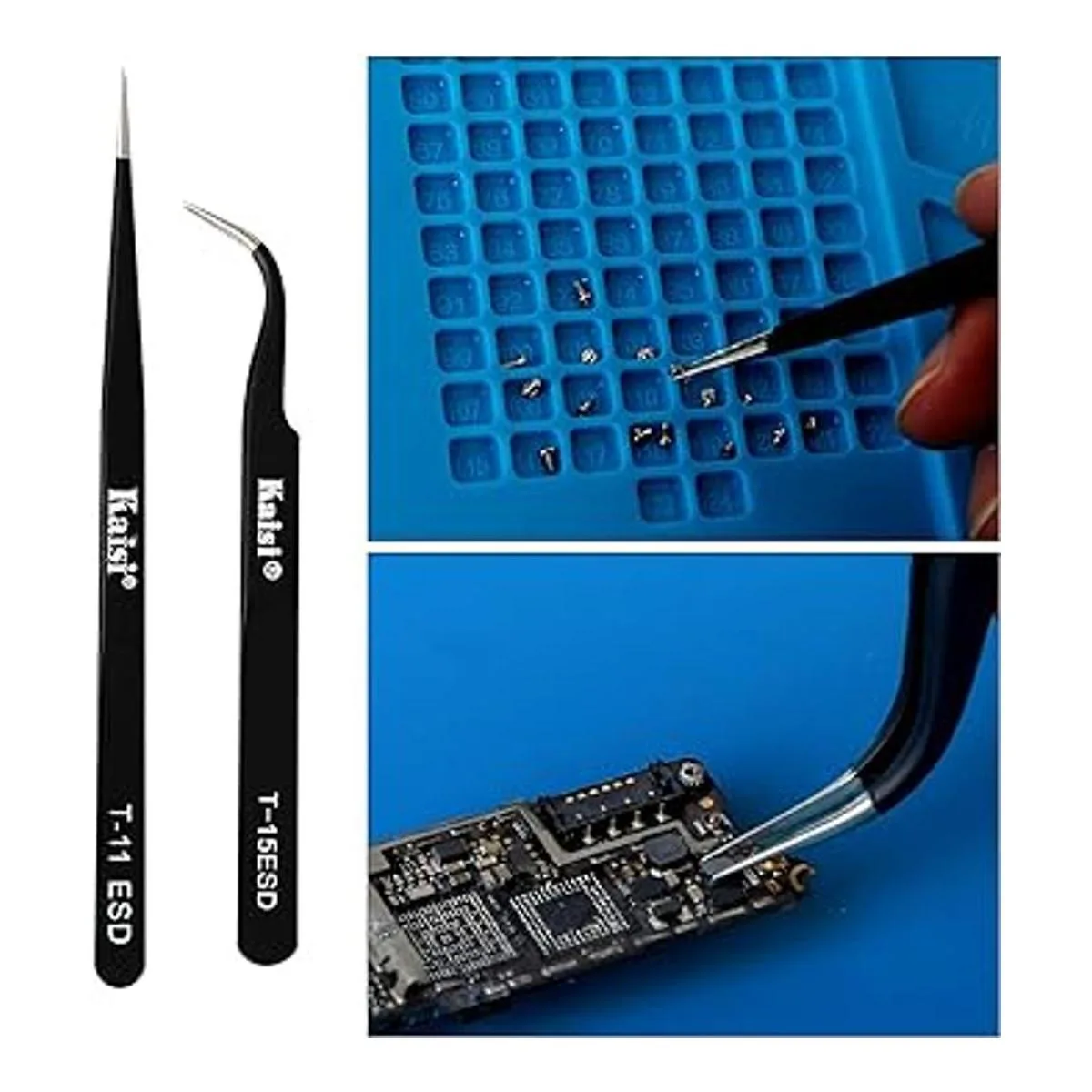 Kaisiking Juego de 4 alfombrillas de soldadura grandes de_5