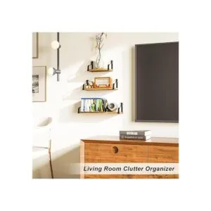 LoveKANKEI Estanterías 3 unidades Madera 1. Negro_5