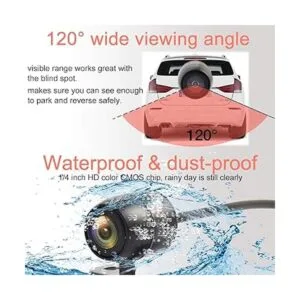 Noauka impermeable IP68 cámara de visión trasera del coche_3