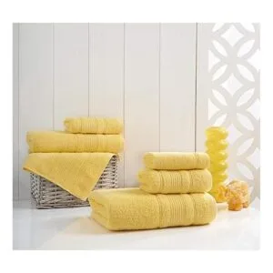 Qute Home Juego de 6 toallas de baño 100 algodón turco_2