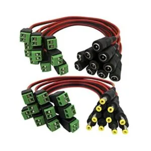 Igreeman 10 pares de cables de alimentación CC macho y_1