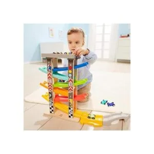 TOP BRIGHT Rampa de coche de madera para pistas de_5