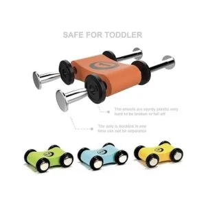 TOP BRIGHT Rampa de coche de madera para pistas de_2