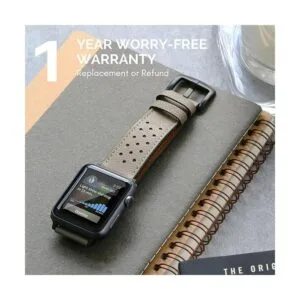 Mifa Correa de cuero compatible con Apple Watch de 8 7_5