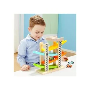 TOP BRIGHT Rampa de coche de madera para pistas de_4