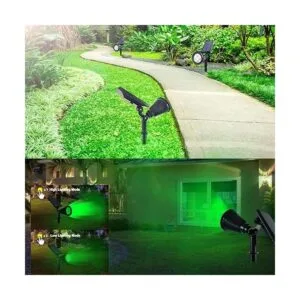 Clordeal Foco solar verde luces LED inalámbricas 2 en 1_2