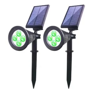 Clordeal Foco solar verde luces LED inalámbricas 2 en 1_1