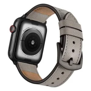 Mifa Correa de cuero compatible con Apple Watch de 8 7_1