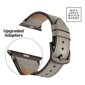 Mifa Correa de cuero compatible con Apple Watch de 8 7_2