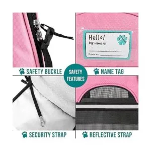 PetAmi Transportador de viaje para mascotas de cara suave_5