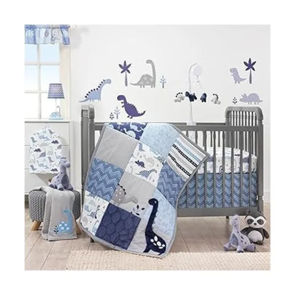 Bedtime Originals Roar Dinosaur Plush Rex azul 1 unidad_3