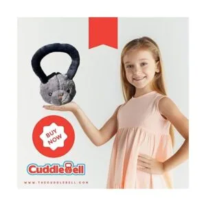 Cuddlebell Peluche de peluche Kettlebell 3oz_2