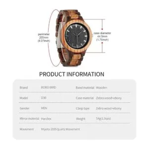 Reloj de pulsera para hombre con movimiento de cuarzo_7