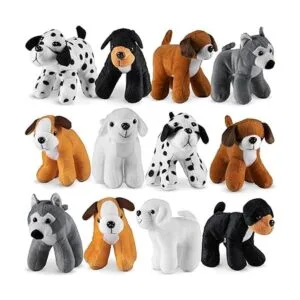 Bedwina Perros de peluche para cachorros paquete de 12_3
