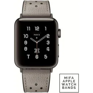 Mifa Correa de cuero compatible con Apple Watch de 8 7_4