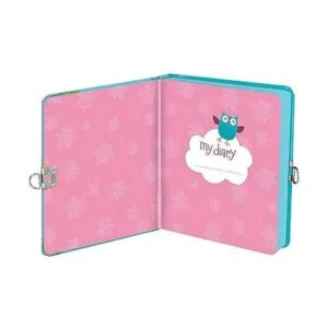 Peaceable Kingdom Búhos Lock and Key Diario_2