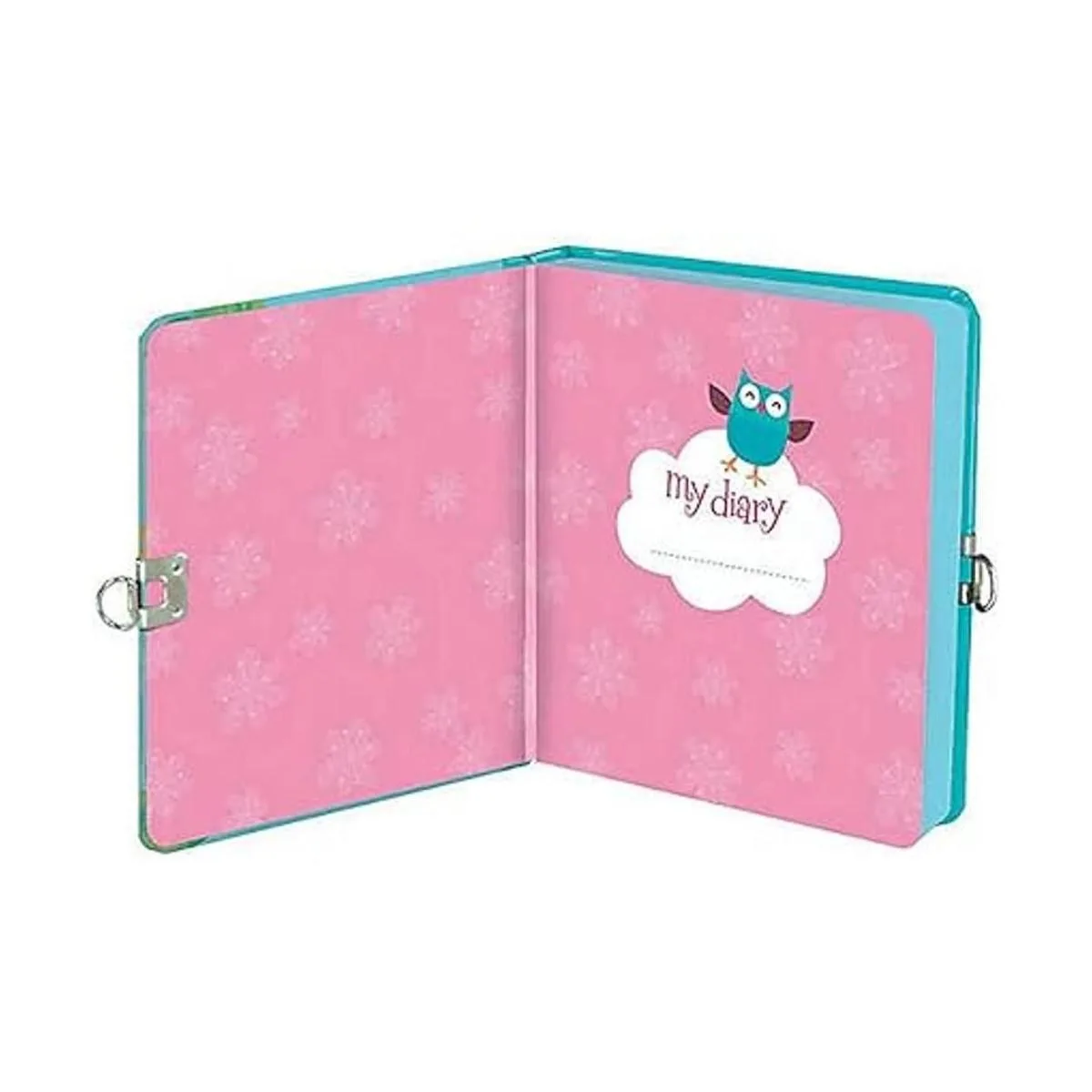 Peaceable Kingdom Búhos Lock and Key Diario_2