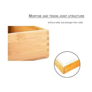 Sansnow Caja de bambú para condimentos de cocina caja_5