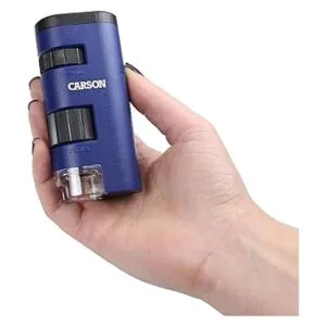 Carson Pocket Micro microscopio de campo de zoom con luz_3