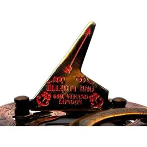 MERIDIAN NAUTICALS Brújula de latón con reloj solar de_3