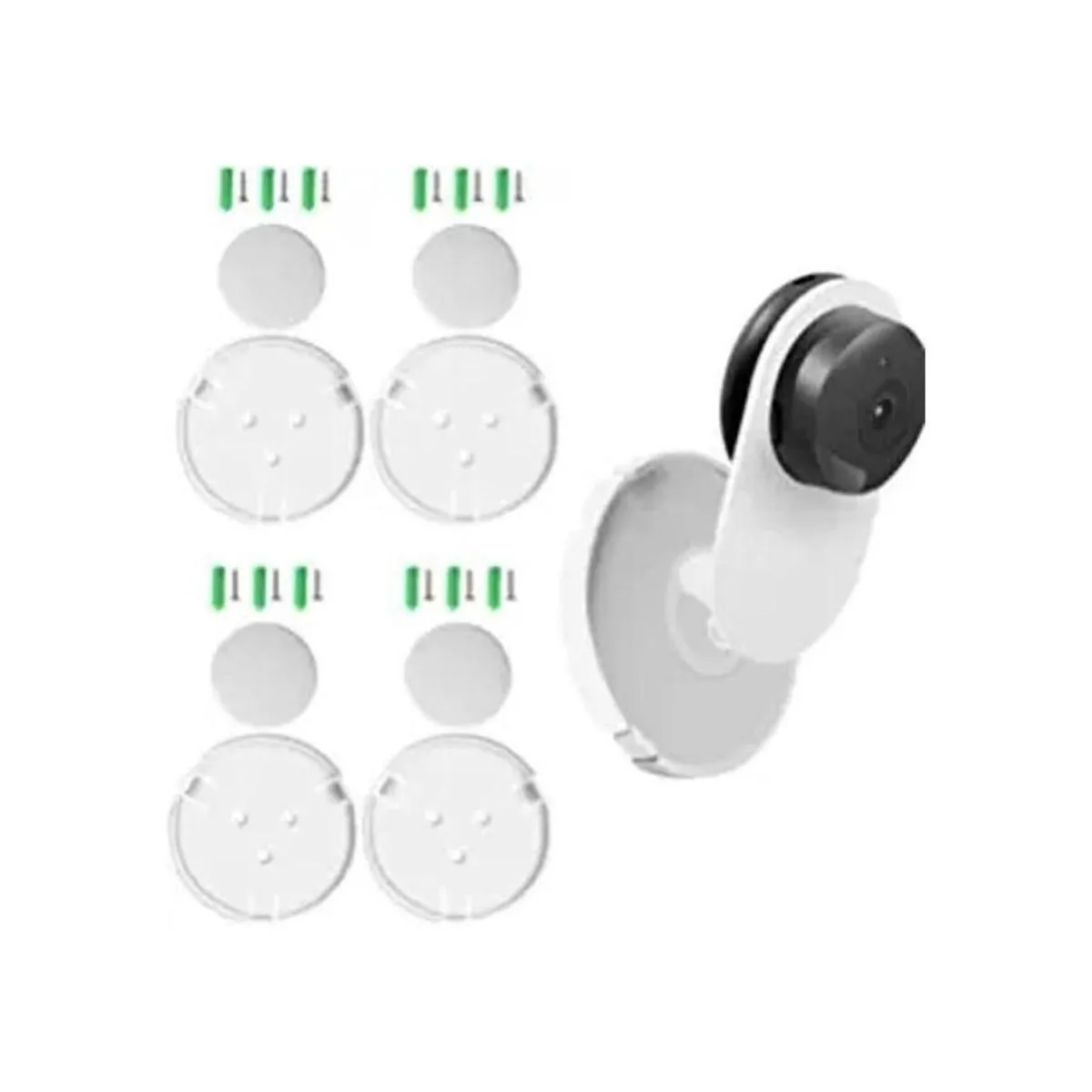 Paquete de 4 Aboom Soporte de pared compatible con Yi_1