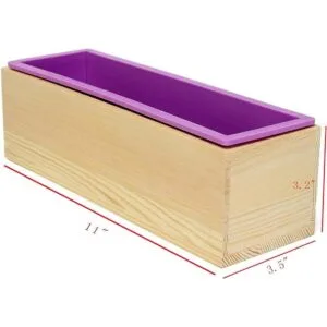 Ogrmar Molde de silicona para jabón rectangular flexible_4