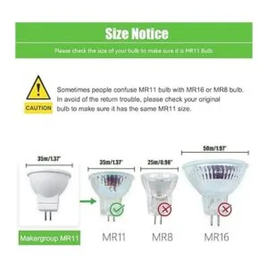 Makergroup MR11 Gu4.0 Bombilla LED bipin de 3 W 12_2