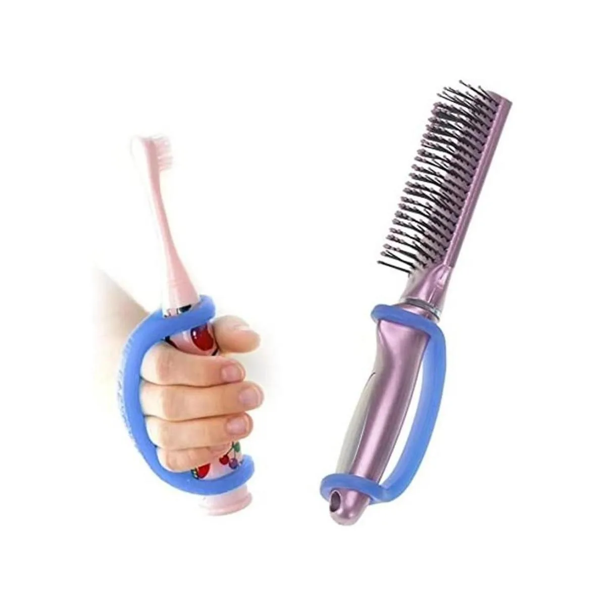 EazyHold Brazalete universal de silicona azul soporte de_1