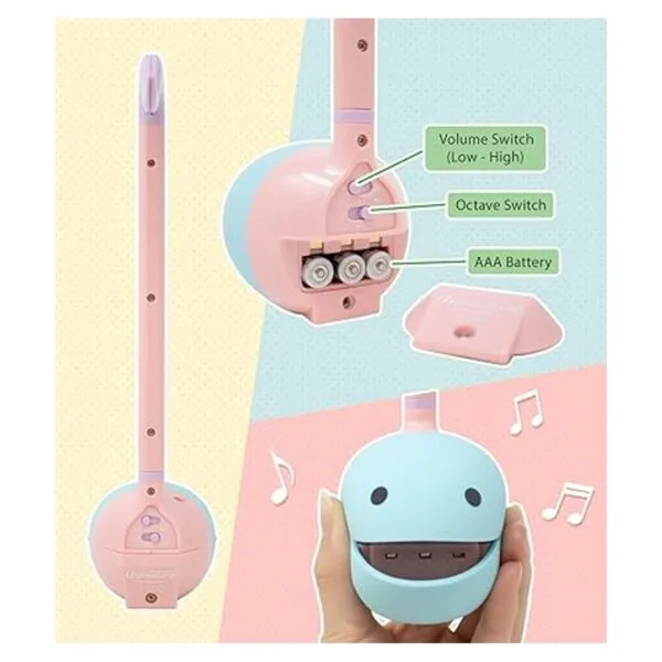 Otamatone Deluxe versión en inglés Blanco y negro_3