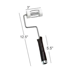 Juego de mini rodillo de pintura Alazco de 3.0 in jaula_2