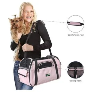 JESPET Transportín para perros pequeños gatos_3