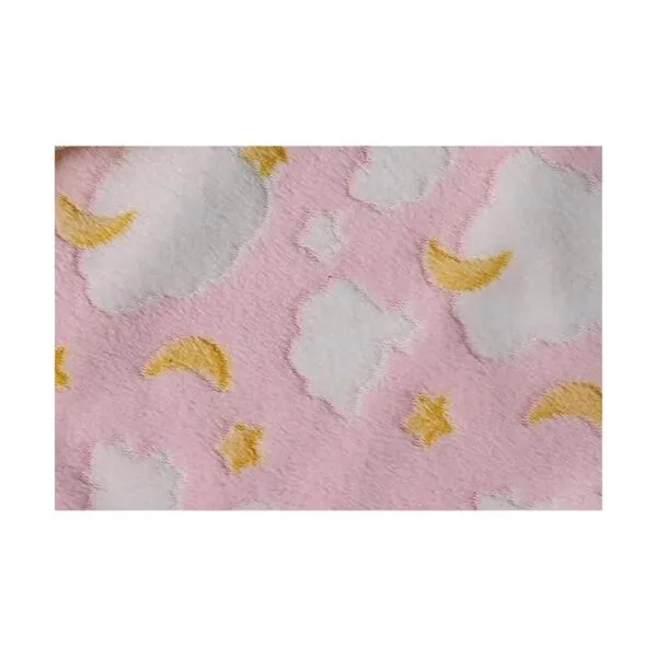 Rosa Nubes muñeca manta almohada_5