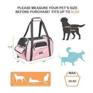 JESPET Transportín para perros pequeños gatos_2