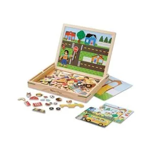 Melissa Doug Juego magnético de madera con imágenes_1