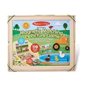 Melissa Doug Juego magnético de madera con imágenes_5