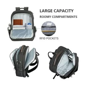 KROSER Mochila escolar para laptop impermeable tamaño_5