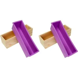 Ogrmar Molde de silicona para jabón rectangular flexible_1