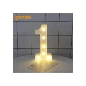 Ogrmar Letras y números decorativos con luces LED de_4