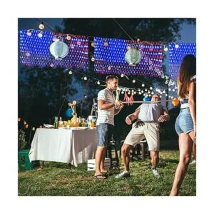 PUHONG Luces de red de bandera estadounidense 420 luces_3