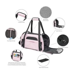 JESPET Transportín para perros pequeños gatos_5