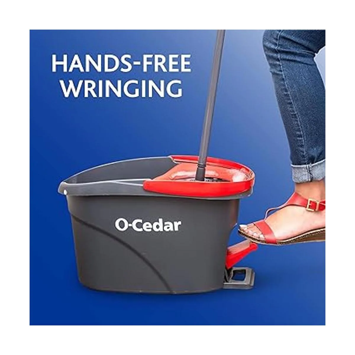 OCedar Easy Wring Trapeador y balde con 3 recambios_3