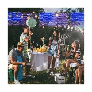 PUHONG Luces de red de bandera estadounidense 420 luces_4