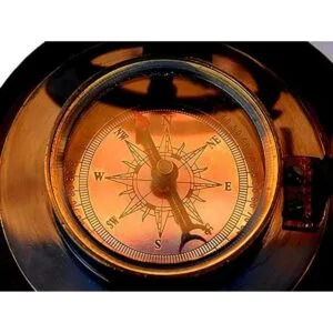 MERIDIAN NAUTICALS Brújula de latón con reloj solar de_4