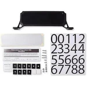 Architectural Mailboxes 3460B Placa de dirección_2