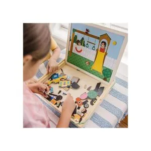 Melissa Doug Juego magnético de madera con imágenes_2