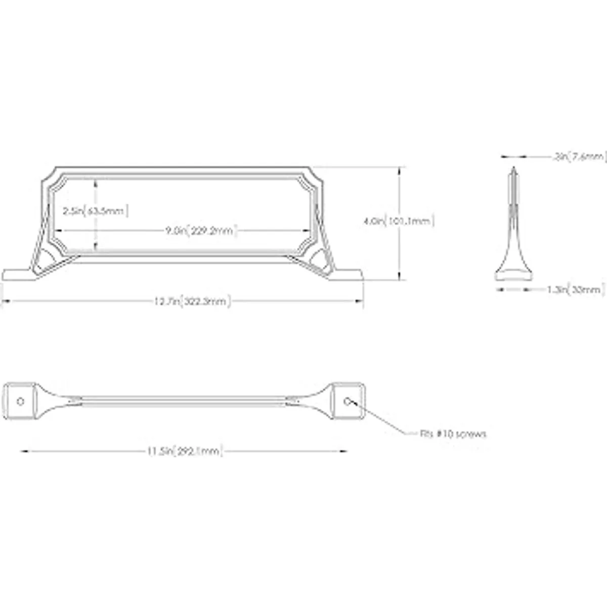 Architectural Mailboxes 3460B Placa de dirección_6
