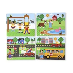 Melissa Doug Juego magnético de madera con imágenes_3