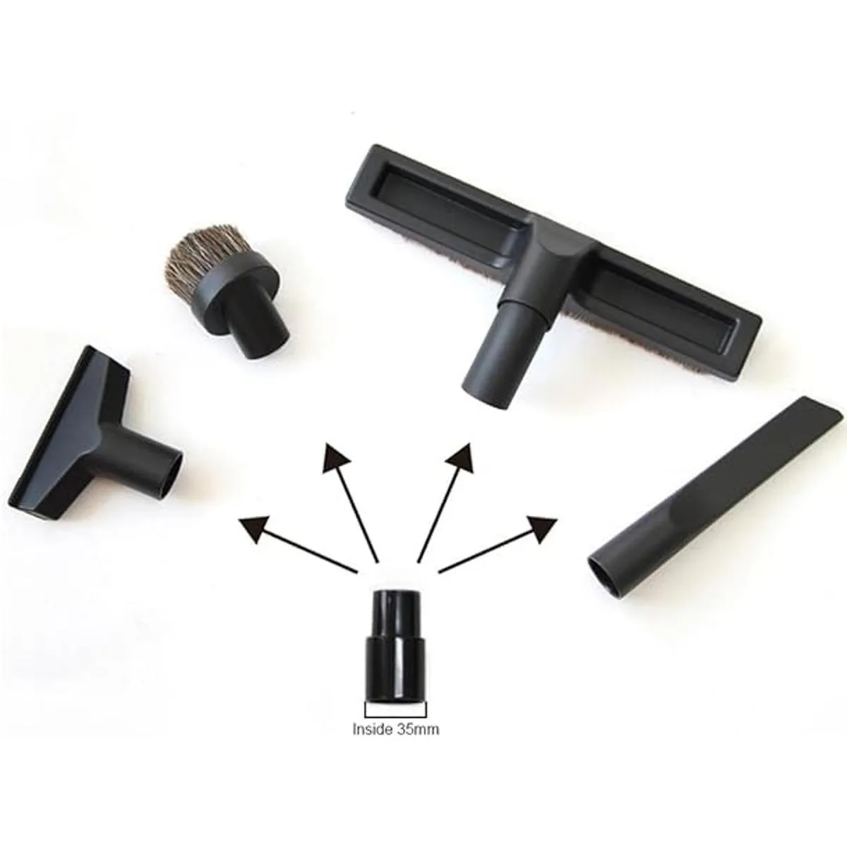 EZ SPARES Kit de cepillos de caballo de repuesto universal_2
