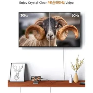 Cable USB C a HDMI para oficina en casa 4K a 60Hz 3 pies_3