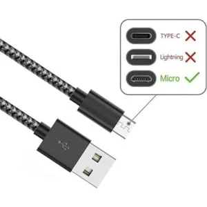 Gopala Cable micro USB para Android 6 unidades de 5 pies_2
